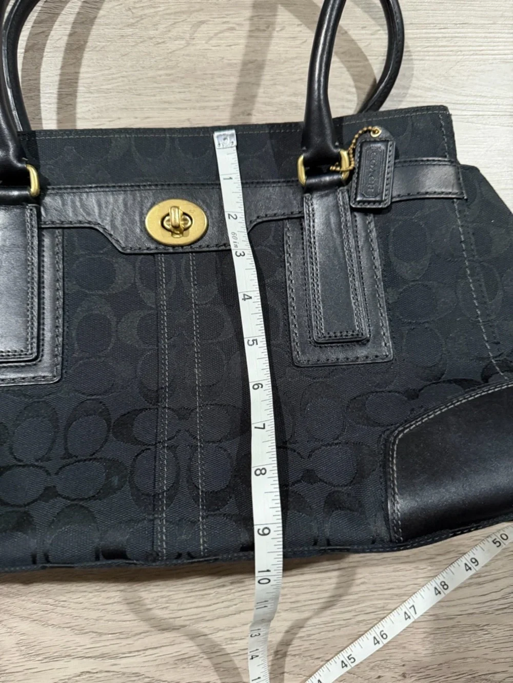 Coach shoulder tote